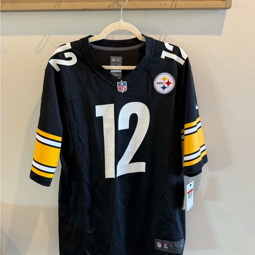 NWT Nike NFL Steelers Bradshaw Football Jersey Size Large